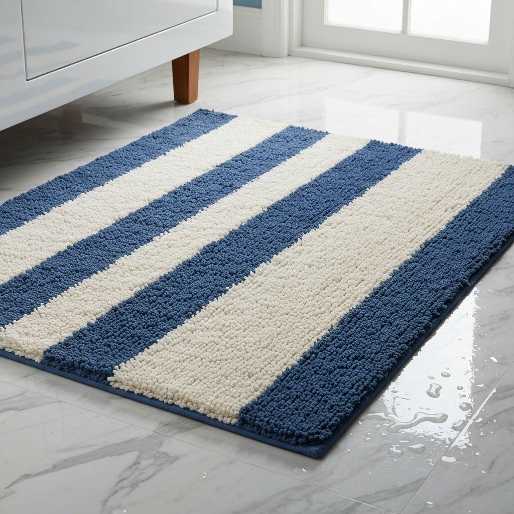 Extra Large Chenille Bathroom Rug - Bathroom organizer storage solution - Check price on Amazon